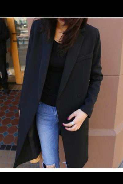 Black Simple Jacket