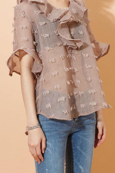 Cotton Candy Frill Top