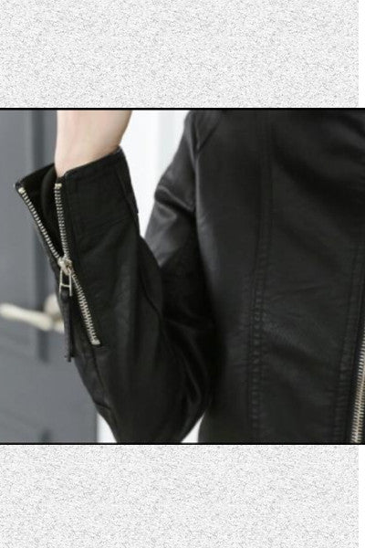 Faux Leather Jacket