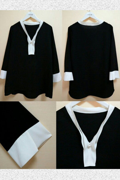 Pearl Button Blouse