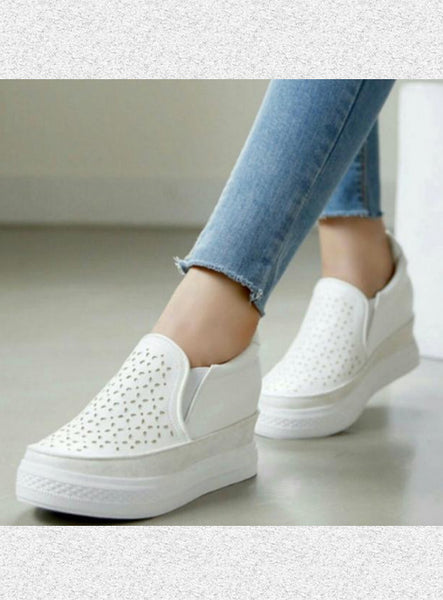 High Platform Slip On Shoes 7cm (Pre-Order ONLY)