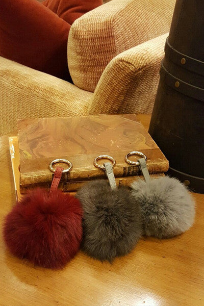 Fox Fur Key Holder