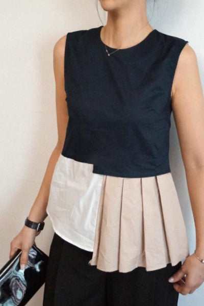 Summer Sleeveless Frill Top